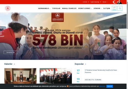 Kaymakam Özgeçmiş - T.C. Mersin Toroslar Kaymakamlığı