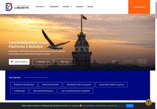 Belediyeler - T.C. İçişleri Bakanlığı e-Belediye Bilgi Sistemi