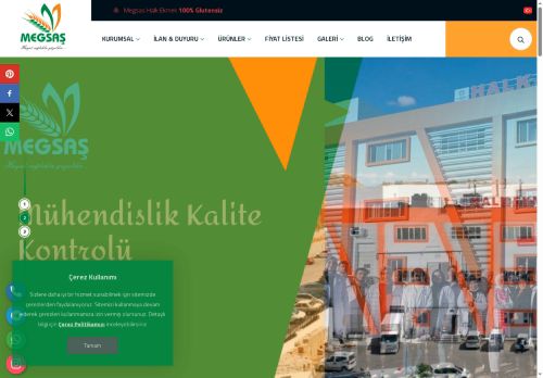 Megsas Halk Ekmek Sağlıklı Yaşam, Glutensiz Lezzet