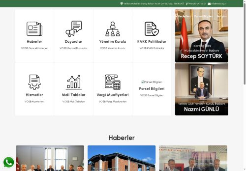Çerkezköy - VOSB | Veliköy Organize Sanayi Bölgesi
