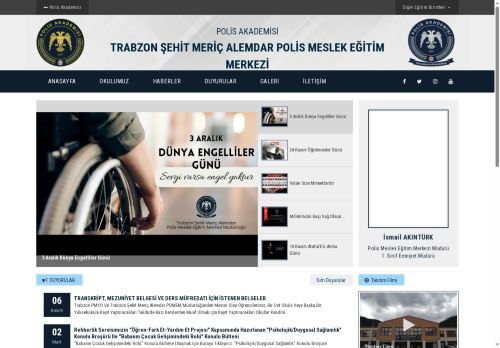 Trabzon Şehit Meriç Alemdar Polis Meslek Eğitim Merkezi Müdürlüğü