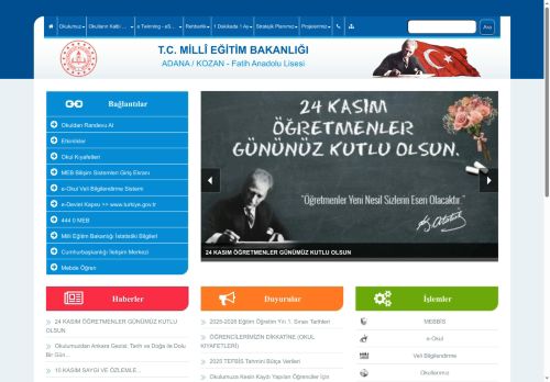 Fatih Anadolu Lisesi - ADANA / KOZAN