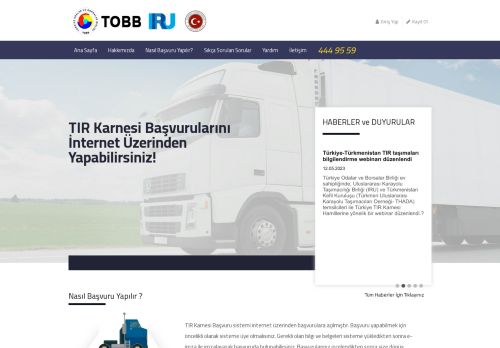 TOBB TIR ve ATA KARNESİ