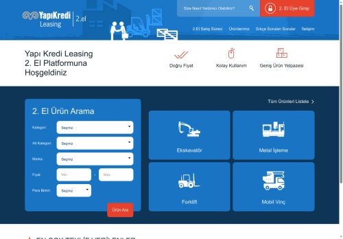 Home Page - YK Leasing İkinci El