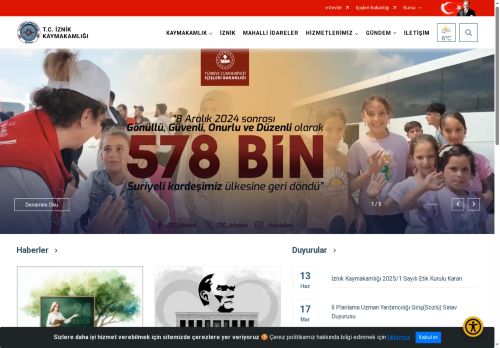 İznik Kaymakamı Arif KARAMAN - İznik Kaymakamlığı