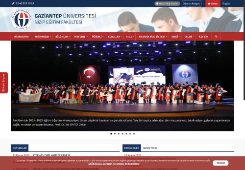 NİZİP EĞİTİM FAKÜLTESİ