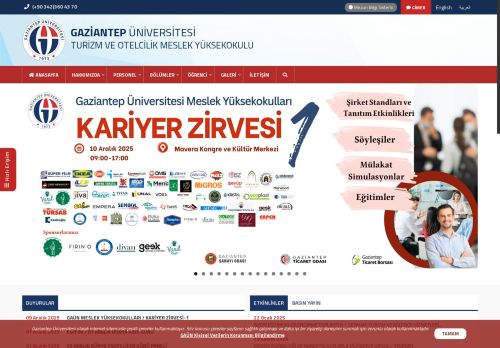 TURİZM ve OTELCİLİK MESLEK YÜKSEKOKULU