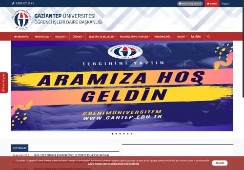 ÖĞRENCİ İŞLERİ DAİRE BAŞKANLIĞI