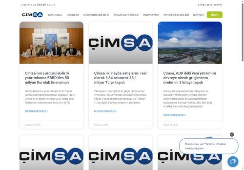 Çimsa Bülten - Haberler