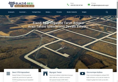 Elazığ Besi Organize Tarım Bölgesi | Elazığ Besi Organize Tarım Bölgesi