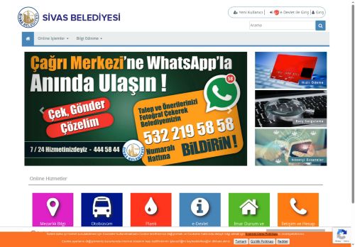 T.C. Sivas Belediyesi - Ana Sayfa