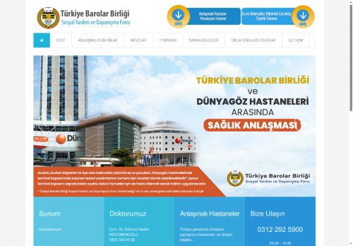 TBB SYDF | Türkiye Barolar Birliği Sosyal Yardım ve Dayanışma Fonu