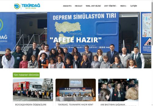 Tekirdağ Afete Hazır - Geçici Toplanma Alanları