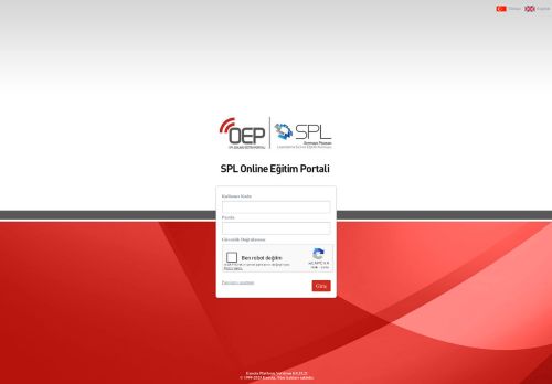 Kullanıcı Giriş Sayfası - SPL OEP | Sermaye Piyasası Lisanslama Sicil ve Eğitim Kuruluşu