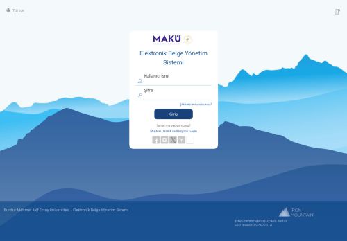 Giriş Sayfası - enVision