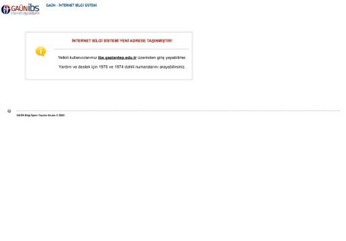 DUYURU SİSTEMİ - Gaziantep Üniversitesi