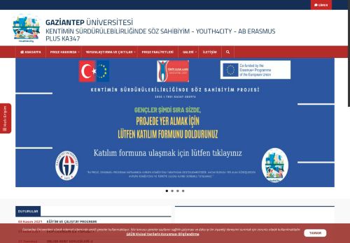 AB ERASMUS PLUS KA347 - KENTİMİN SÜRDÜRÜLEBİLİRLİĞİNDE SÖZ SAHİBİYİM - YOUTH4CITY