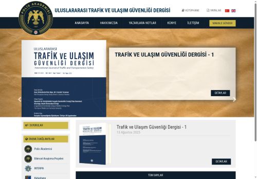 Uluslararası Trafik ve Ulaşım Güvenliği Dergisi