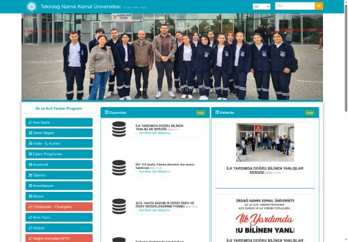 İlk ve Acil Yardım Programı