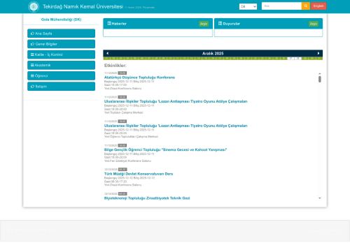 Gıda Mühendisliği (DK)