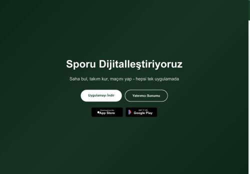 Sporu Dijitalleştiriyoruz - Yakın Saha
