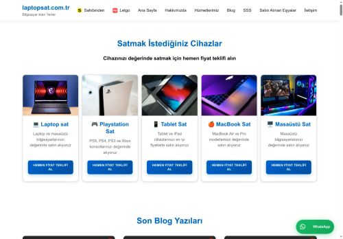 Bilgisayar Alan Yerler - Ana Sayfa - laptopsat.com.tr