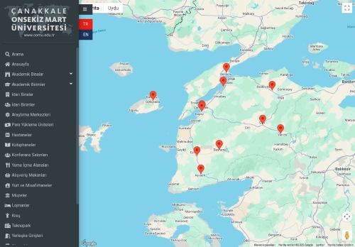 ÇOMÜ Harita Servisi