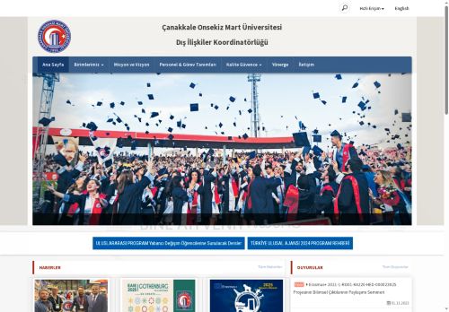 Dış İlişkiler Koordinatörlüğü - ÇOMÜ