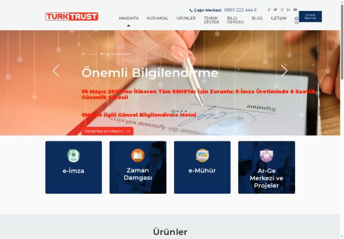 TÜRKTRUST | Güvenli e-İmza ve Zaman Damgası