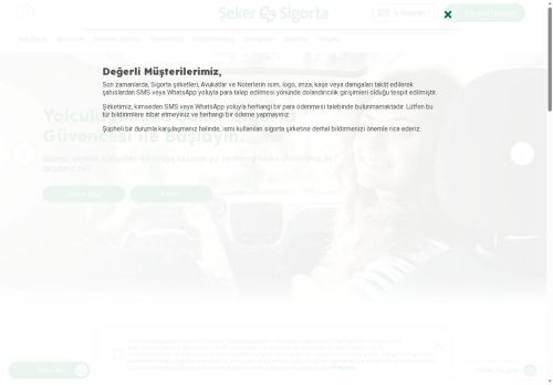 Şeker Sigorta'ya Hoş Geldiniz