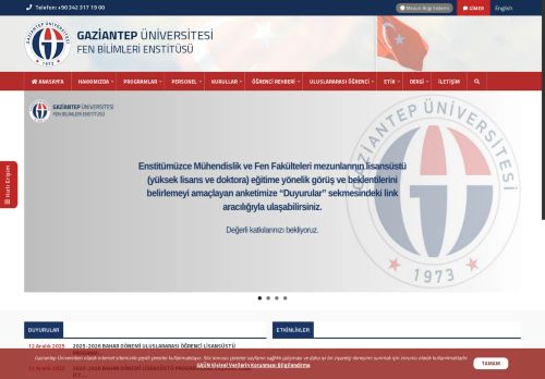 FEN BİLİMLERİ ENSTİTÜSÜ