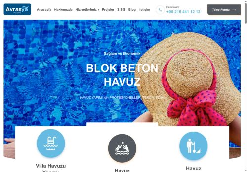 Havuz Yapım - Avrasya Havuz