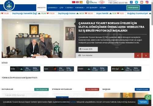 Çanakkale Ticaret Borsası