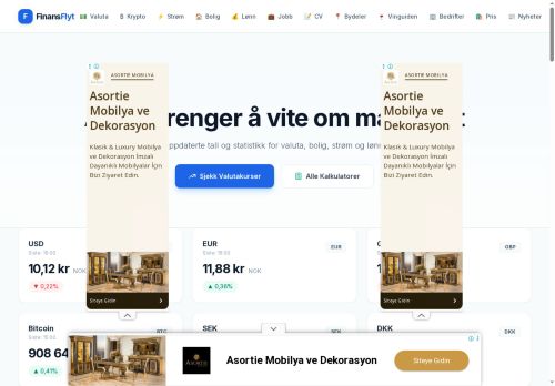 Norsk Økonomi, Valuta, Jobb og Boligpriser - FinansFlyt