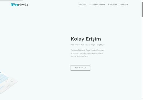 Belge ve Döküman Yönetimi | Arşiv Yönetimi | Süreç Yönetimi - Teradesk