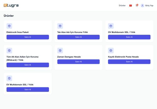 E-Tuğra Bayi Portalı