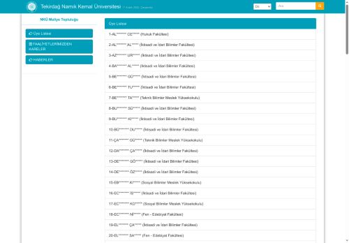 NKÜ Maliye Topluluğu