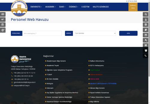 Prof. Dr. Bülend İNANÇ | Personel WEB Havuzu | T.C. Trakya Üniversitesi