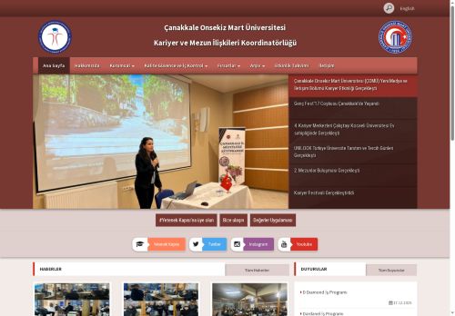 Kariyer ve Mezun İlişkileri Koordinatörlüğü - ÇOMÜ