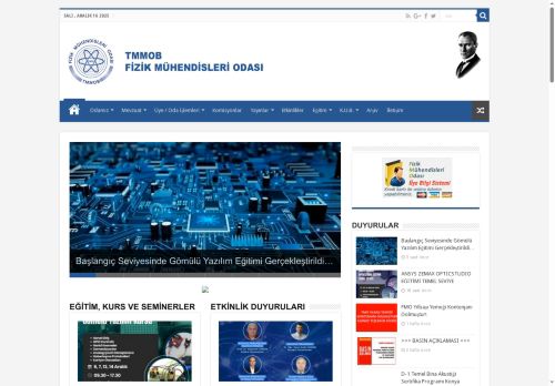 Fizik Mühendisleri Odası – Fizik Mühendisleri Odası Resmi Web Sitesi