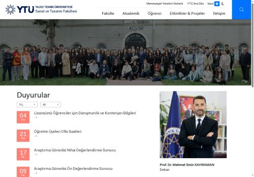 Anasayfa | YTÜ Sanat ve Tasarım Fakültesi