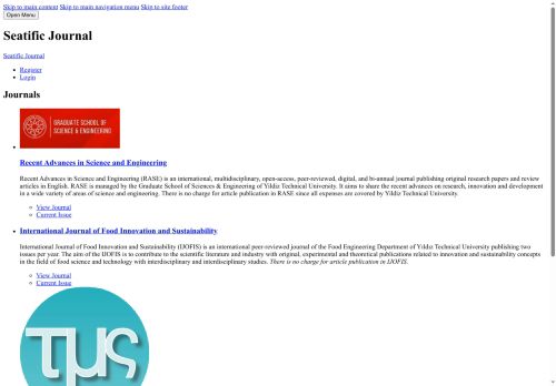 Submissions
							| Recent Advances in Science and Engineering