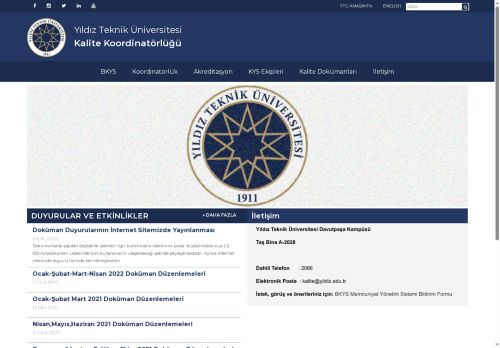 kalite.yildiz.edu.tr