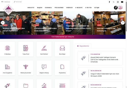 Çatalca Belediyesi Resmi Web Sitesi
