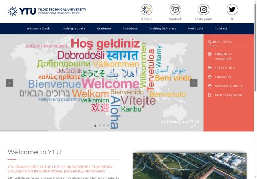Yıldız Teknik Üniversitesi - Home - YTU International Relations Office