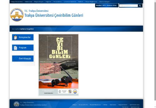 Trakya Üniversitesi Çeviribilim Günleri | T.C. Trakya Üniversitesi