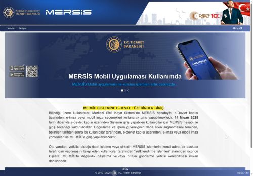 T.C. Ticaret Bakanlığı - MERSİS