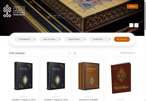 E-Kitap (PDF) Kütüphanesi : Yazma Eserler Kurumu Başkanlığı