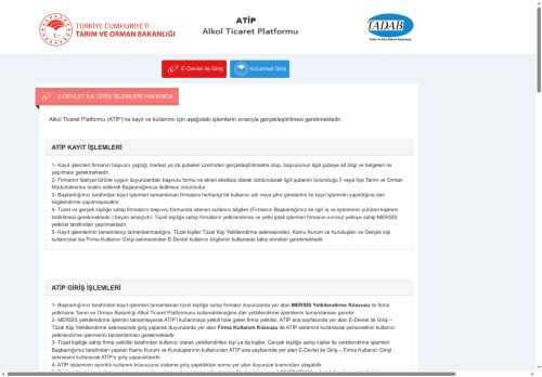 ALKOLSIS E-Hizmetler