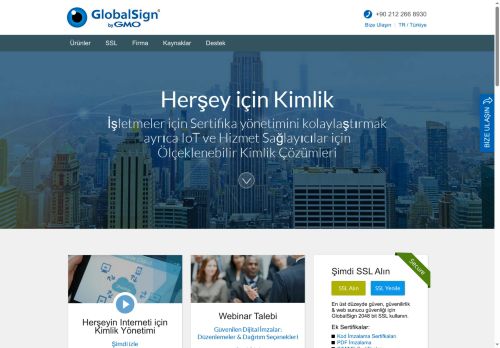 SSL ve Dijital Sertifikalar - GlobalSign